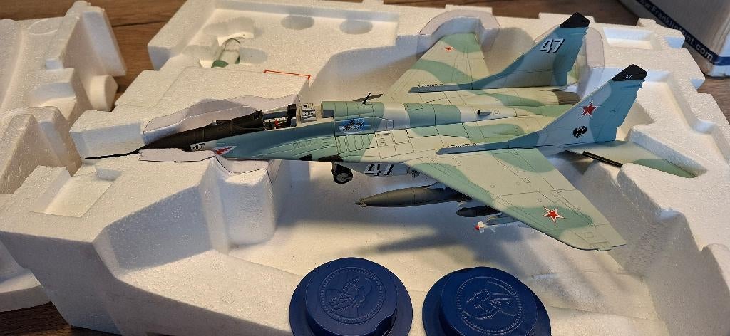 Franklin Mint Armour 1/48 MIG-29 FULCRUM ref B11B607, Verzamelen, Luchtvaart en Vliegtuigspotten, Gebruikt, Schaalmodel, Ophalen of Verzenden