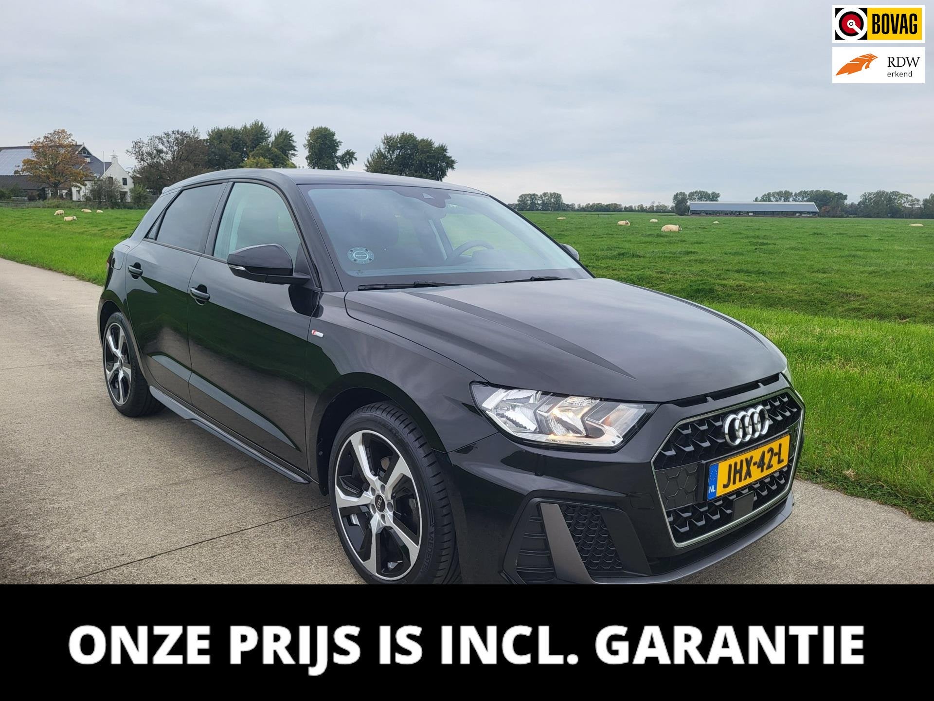 Audi A1 SPORTBACK 30 TFSI automaat 2024 21.913km, Auto's, Audi, Stof, 116 pk, Zwart, 3 cilinders