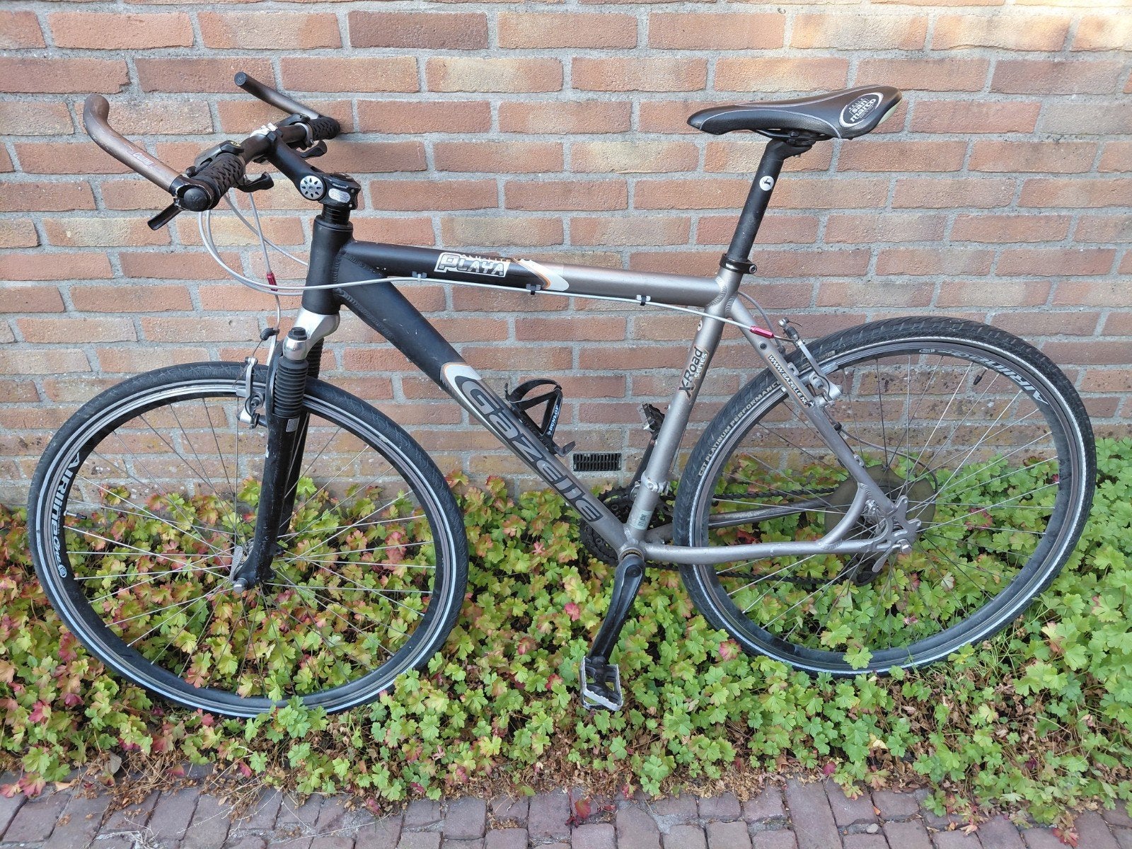 Gazelle hybride fiets, Ophalen, 28 inch, Gebruikt, Vering