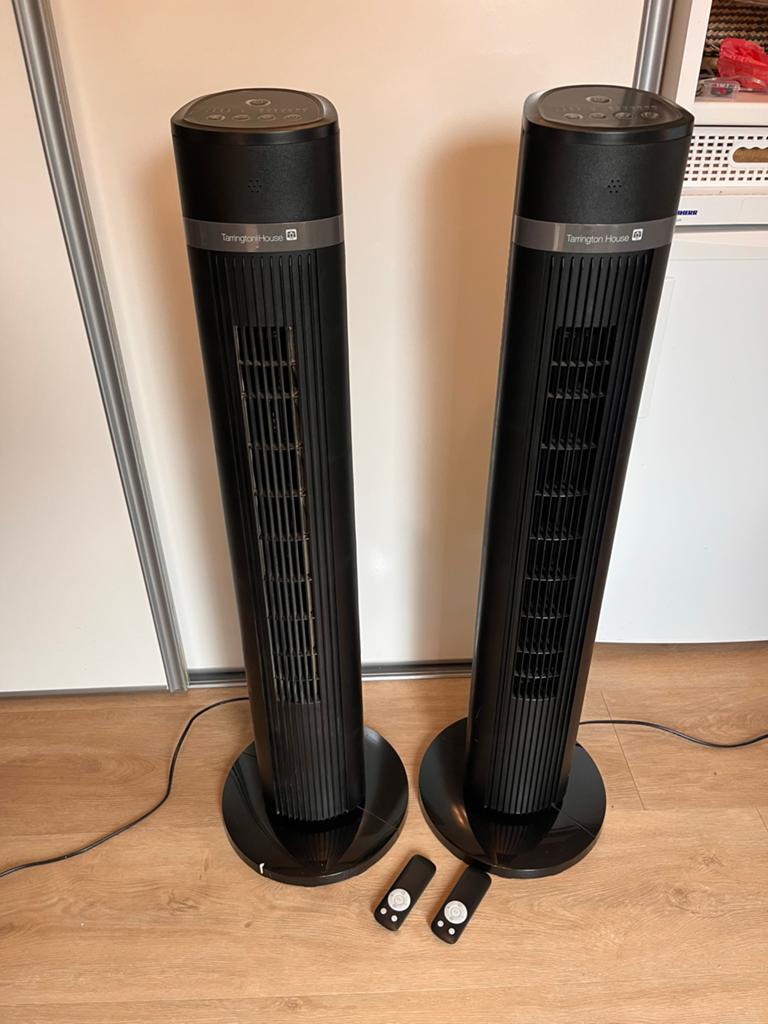 2x Tarrington House Torenventilator TF1013 met afstandsbedie, Witgoed en Apparatuur, Ophalen, Ventilator met afstandsbediening