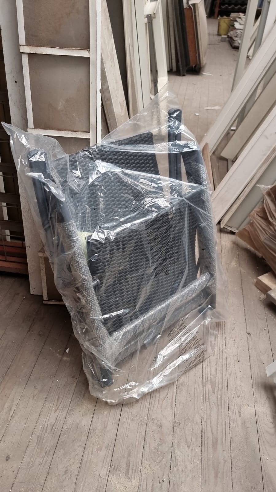 Nieuwe Livin' Garden Lens Standstoel - Tuinstoel, Ophalen, Nieuw, Wicker