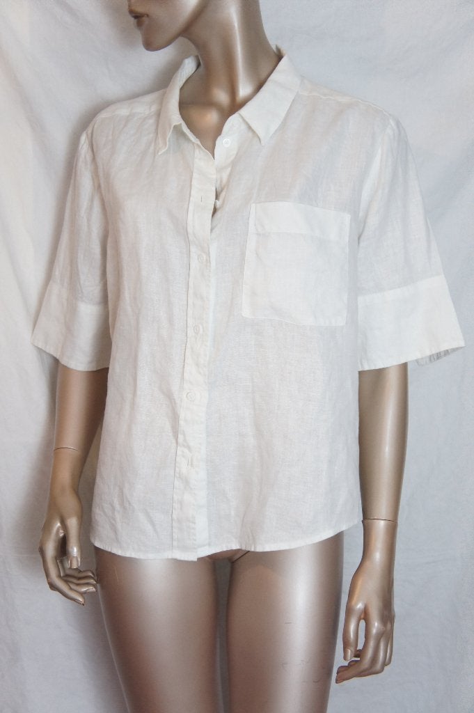 OPUS blouse maat 40 Oversize 100% LINNEN, Verzenden, Nieuw, Maat 38/40 (M), Wit