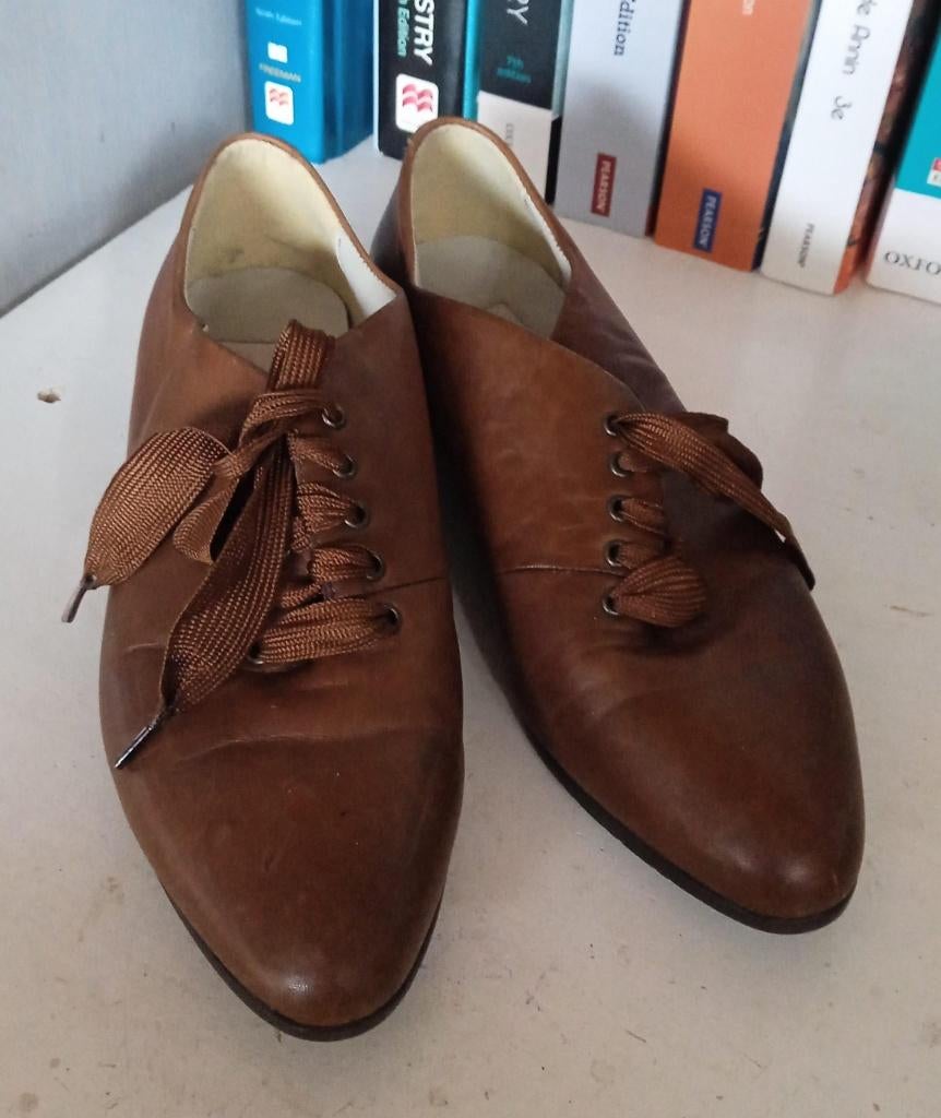 vintage ARCO nette leren schoenen, Schoenen met lage hakken, Bruin, Ophalen of Verzenden, Zo goed als nieuw