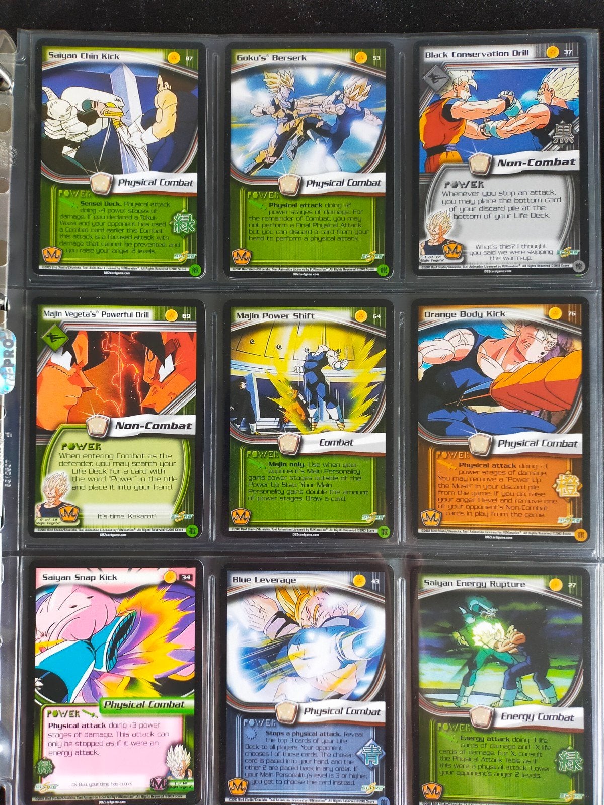 Dragon Ball Z ccg Babidi Saga Kaarten, Ophalen of Verzenden, Zo goed als nieuw, Meerdere kaarten