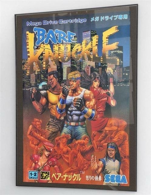 Streets of Rage / Bare Knuckle [Sega Mega Drive] Poster, Rechthoekig Staand, Verzenden, Nieuw, A1 t/m A3