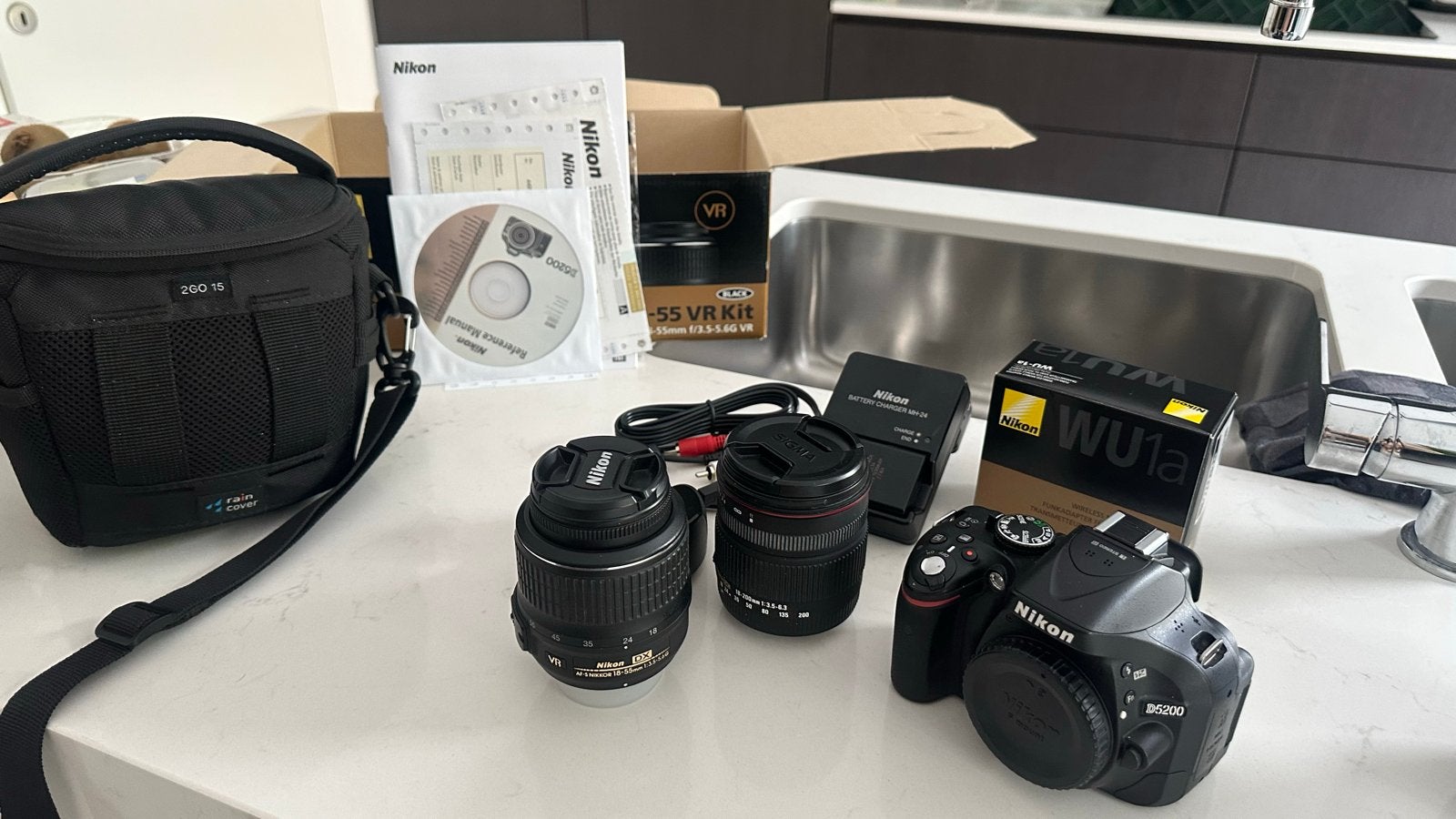 Nikon D5200, Ophalen of Verzenden, Zo goed als nieuw, Nikon