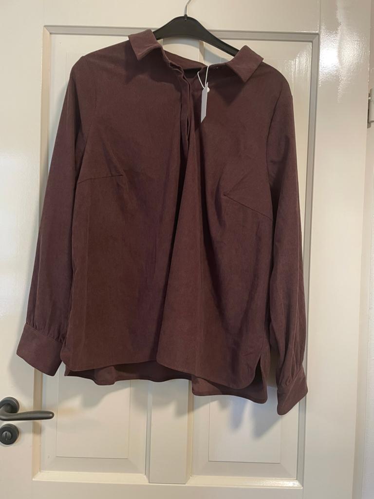 Zizzi Blouse Maat L (50/52) - Nieuw met kaartje, Ophalen of Verzenden, Nieuw, Bruin, Blouse of Tuniek