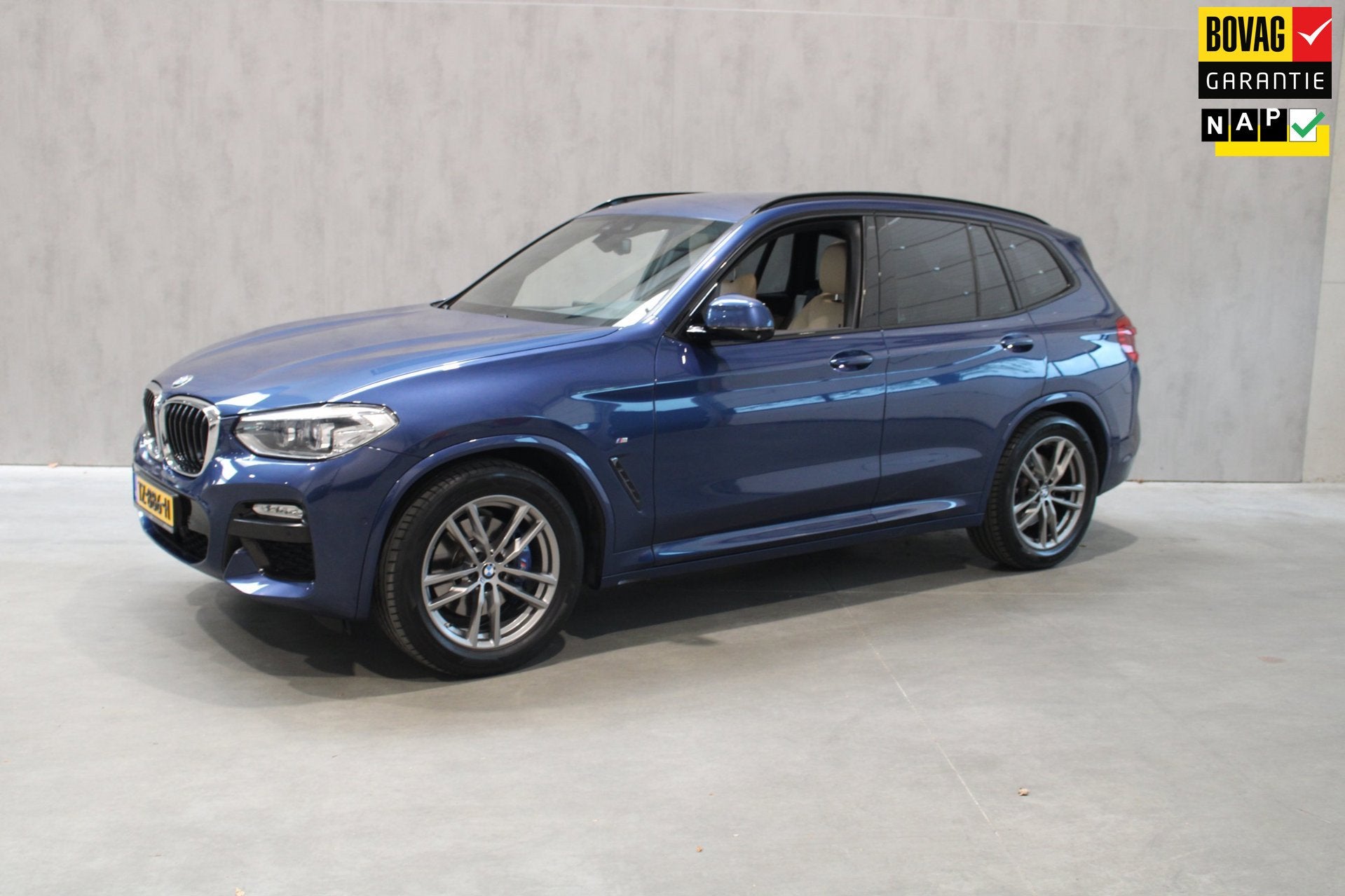 BMW X3 XDrive20i High Executive Leer/360g Camera/Trekhaak/M-, Auto's, Automaat, 4 cilinders, Blauw, Bedrijf