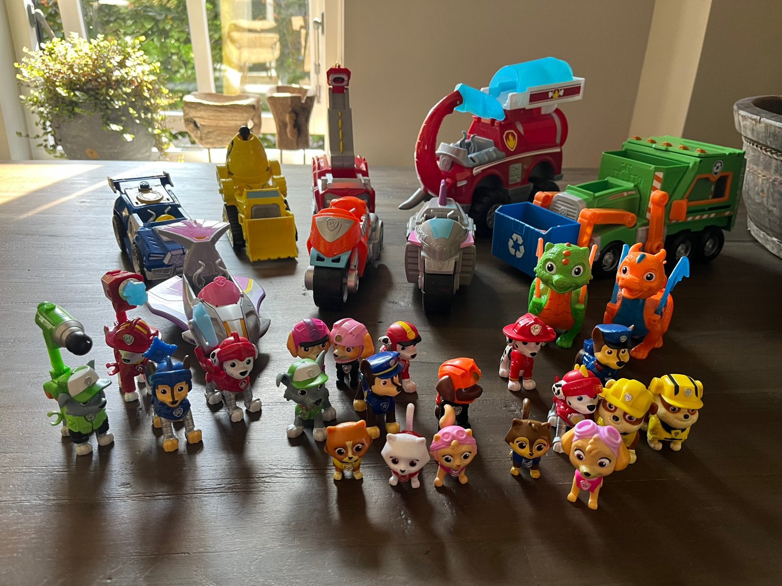 Paw patrol partij auto’s, Ophalen of Verzenden, Zo goed als nieuw