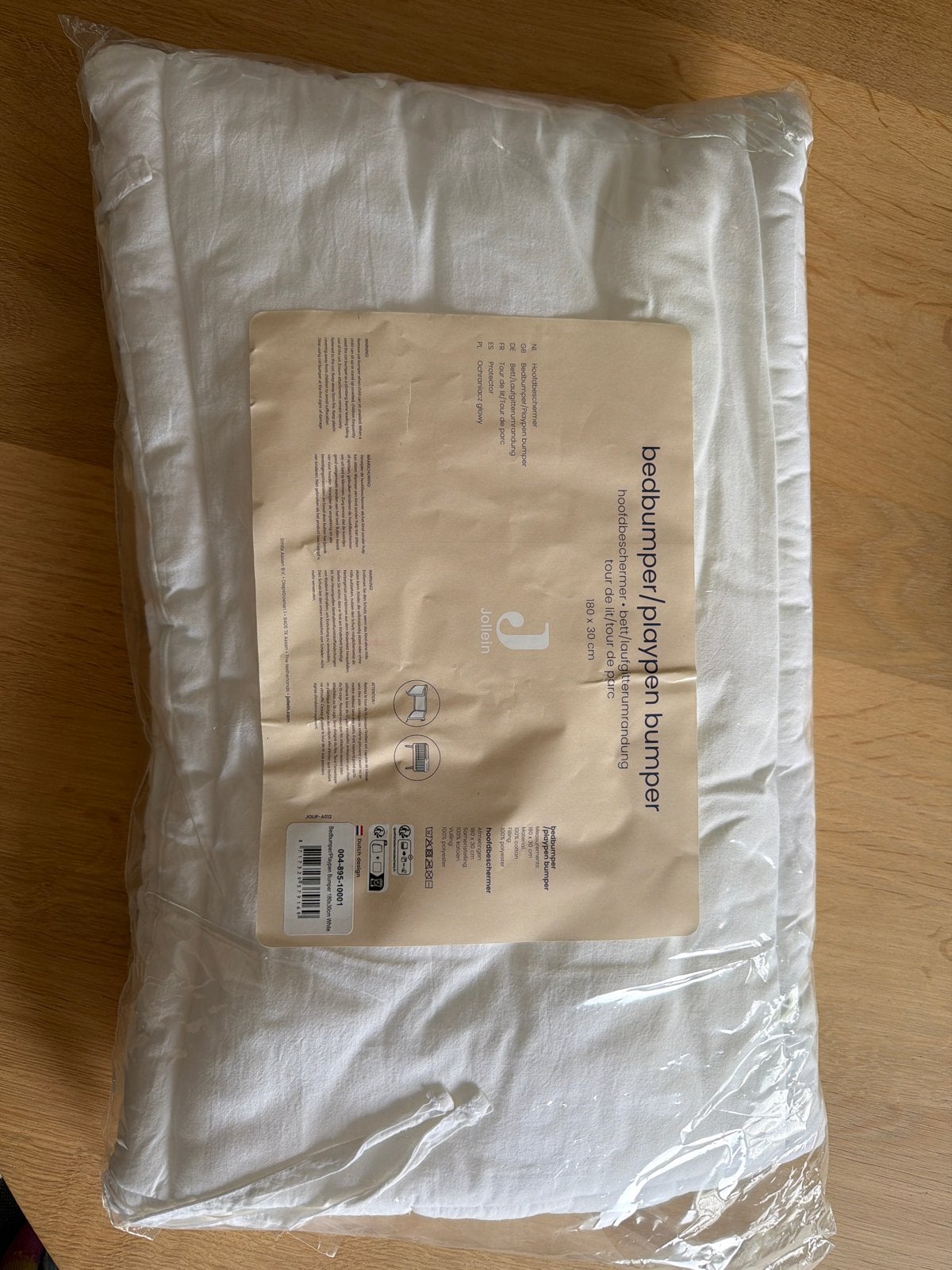 Jollein Bedbumper / Hoofdbeschermer voor Ledikant, Gebruikt, Jongetje of Meisje, Ophalen of Verzenden, Bedomrander
