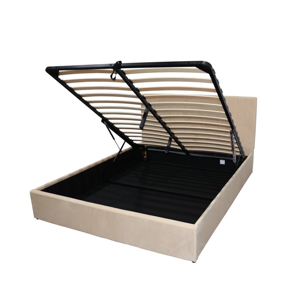 Dubai opbergbed 2-persoons - Beige, Huis en Inrichting, Niet ingevuld, Niet ingevuld, Niet ingevuld