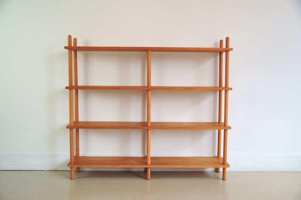 vintage stokken kast, Huis en Inrichting, Kasten | Boekenkasten, Gebruikt, 100 tot 150 cm, Vintage, Ophalen of Verzenden