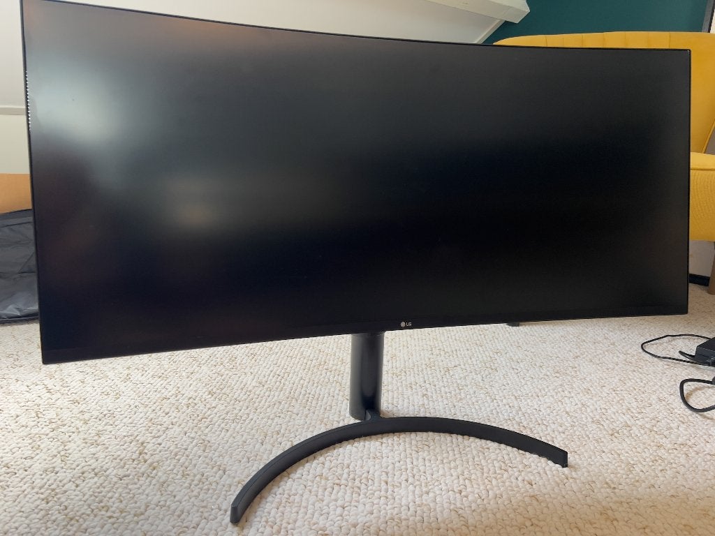 LG 35 inch QHD Curved Ultrawide monitor, Ophalen, Gebruikt, HDMI, 61 t/m 100 Hz