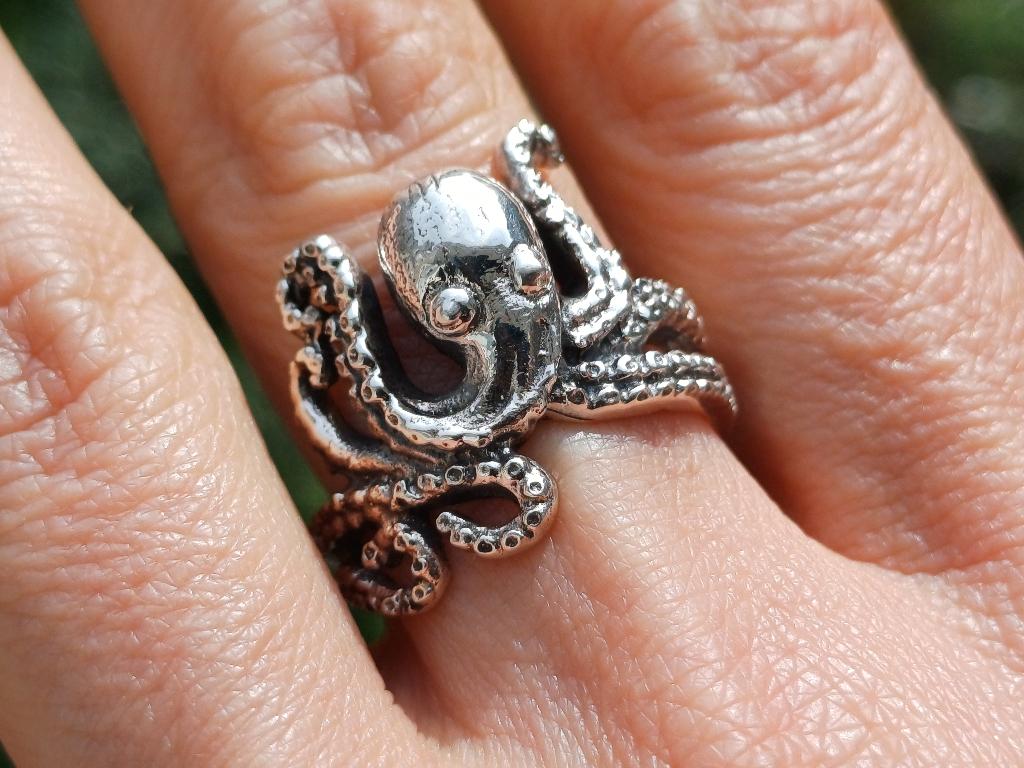 Vanoli 925 zilveren ring octopus inktvis maat 17, Vanoli, Amsterdam, Nieuw, Ophalen of Verzenden