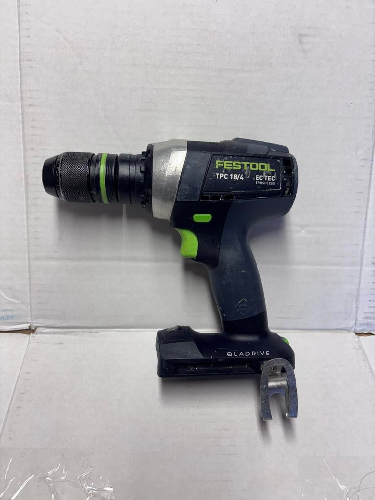 Festool TPC 18/4 I-Basic18V Li-Ion accu klopboormachine body, Ophalen of Verzenden, Zo goed als nieuw, Boormachine