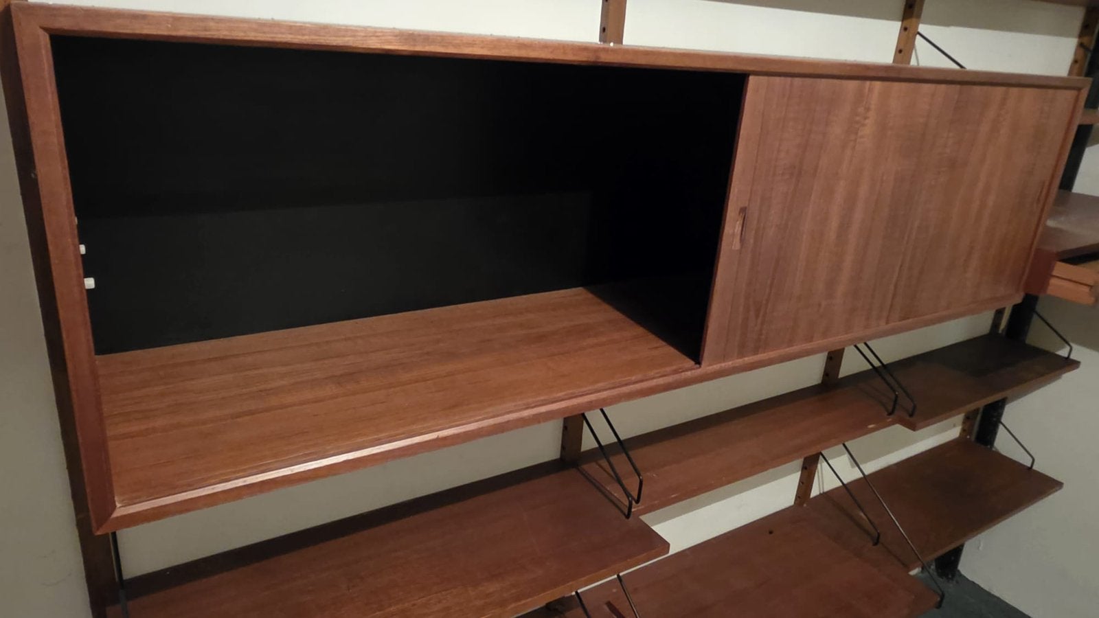 Vintage Royal System wandsysteem  Poul Cadovius voor Cado, ., Zo goed als nieuw, ., Minder dan 100 cm