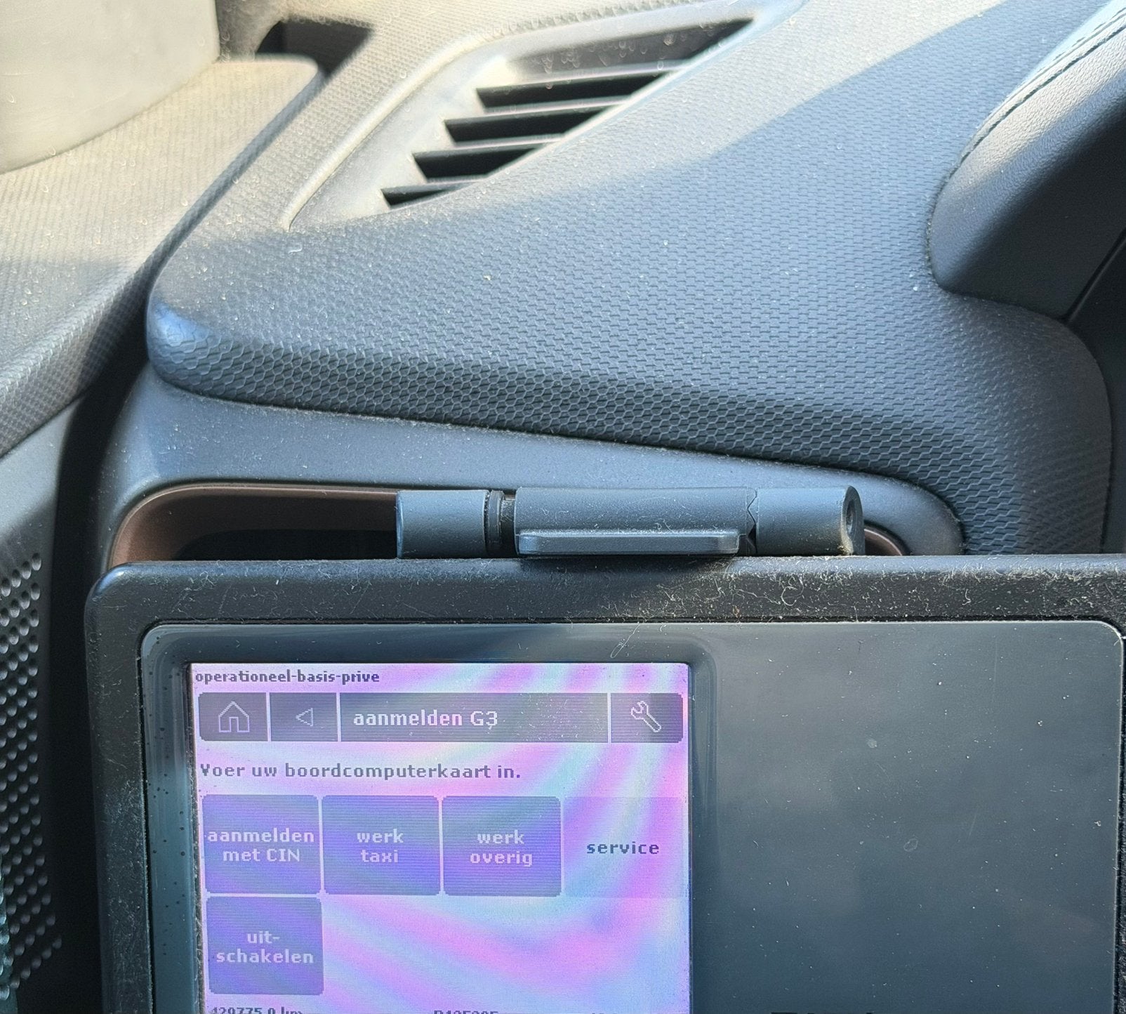 Taxitronic G3 met printer compleet, Auto diversen, Ophalen, Zo goed als nieuw