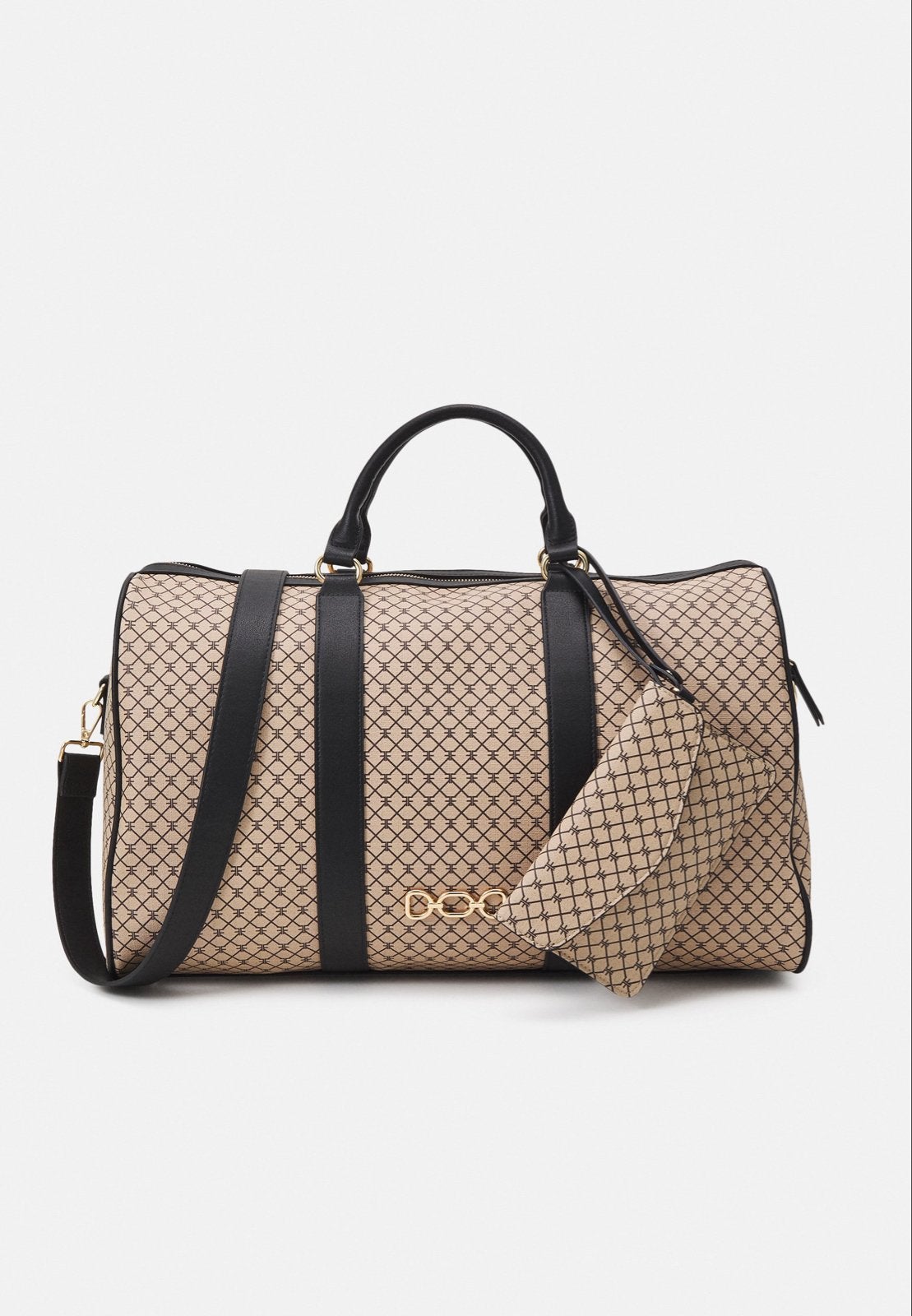 Nieuw!! Reistas / Weekendtas Even&Odd met Clutch, 20 tot 30 cm, Beige, Nieuw, Ophalen of Verzenden