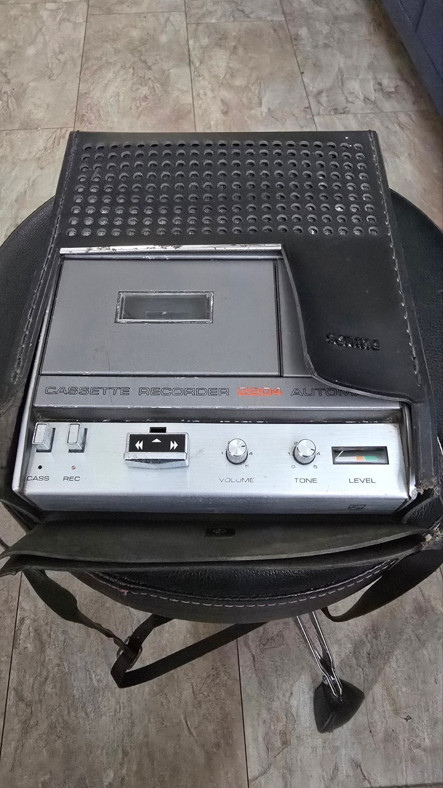 Vintage Philips Cassette Recorder 2204 Automatic, Ophalen of Verzenden