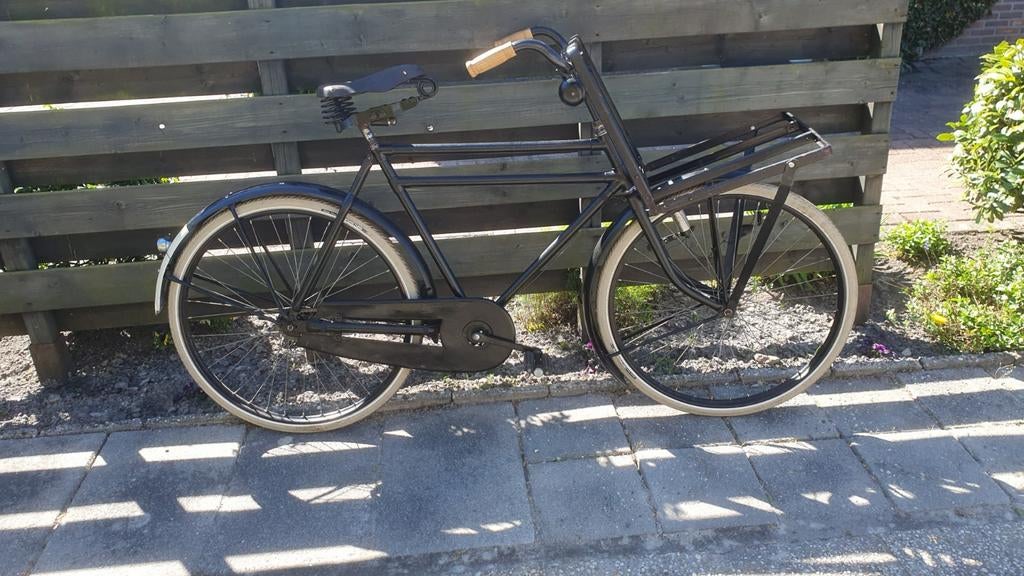 Mooie oude Empo Transportfiets bouwjaar 1930/35 zie foto's, Fietsen en Brommers, Fietsen | Oldtimers, Terugtraprem, Jaren '30