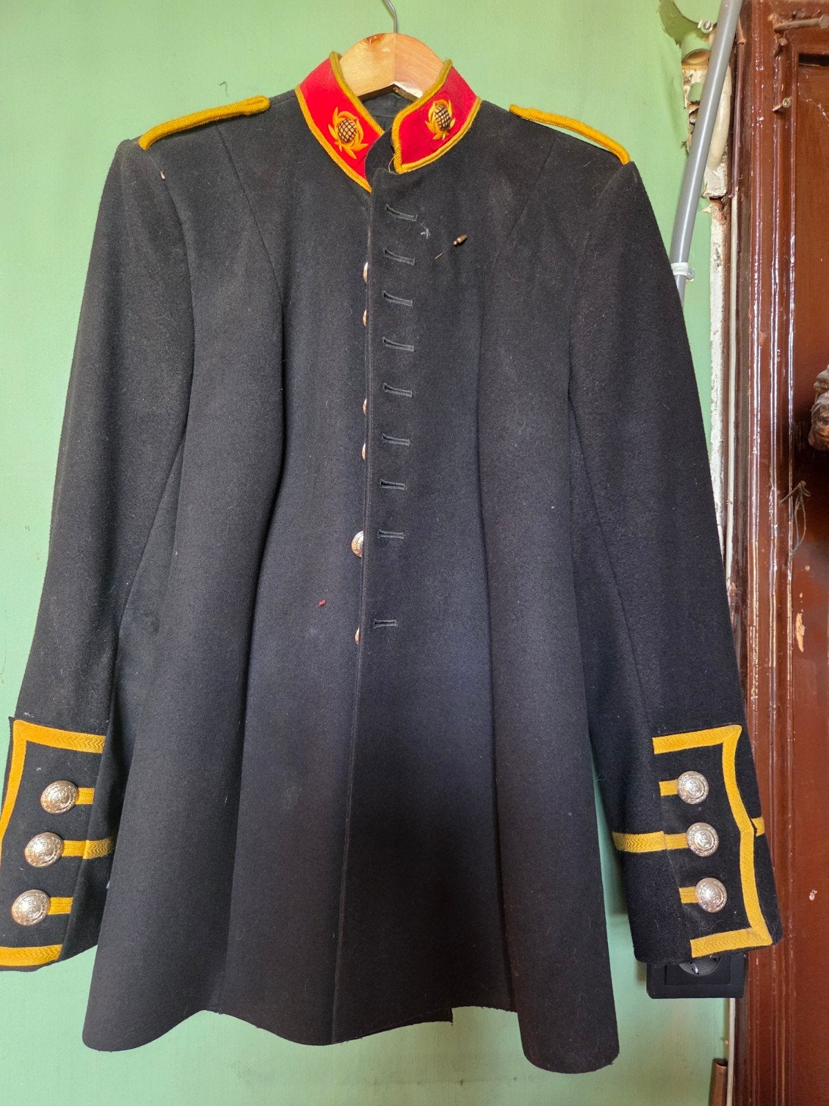 Vintage Militair Uniform Jas - Marine/Marechaussee, Ophalen of Verzenden, Marine, Nederland, Kleding of Schoenen