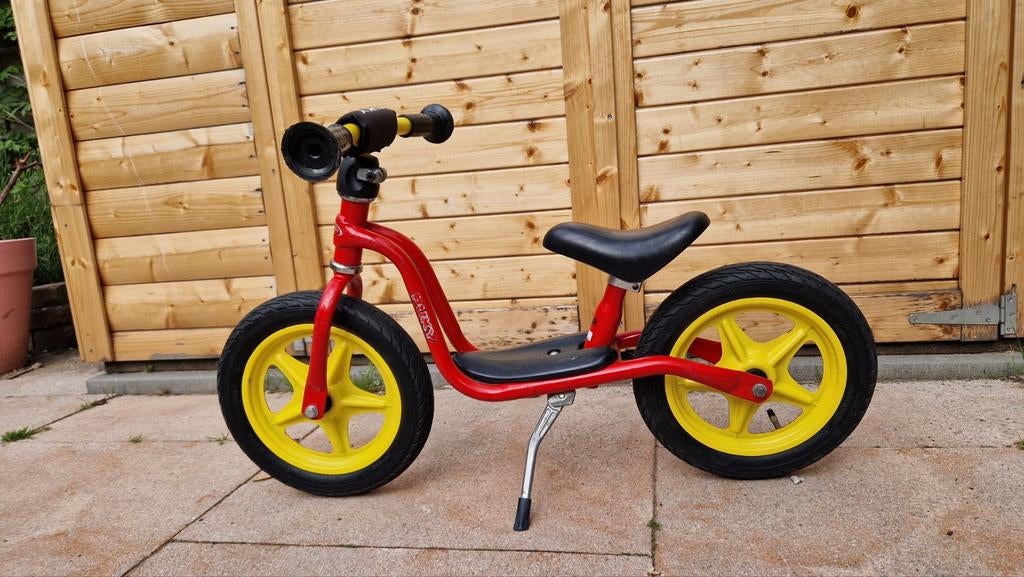 Loopfiets puky rood geel. Stevig! Gebruikt., Kinderen en Baby's, Speelgoed | Buiten | Voertuigen en Loopfietsen, Ophalen, Gebruikt