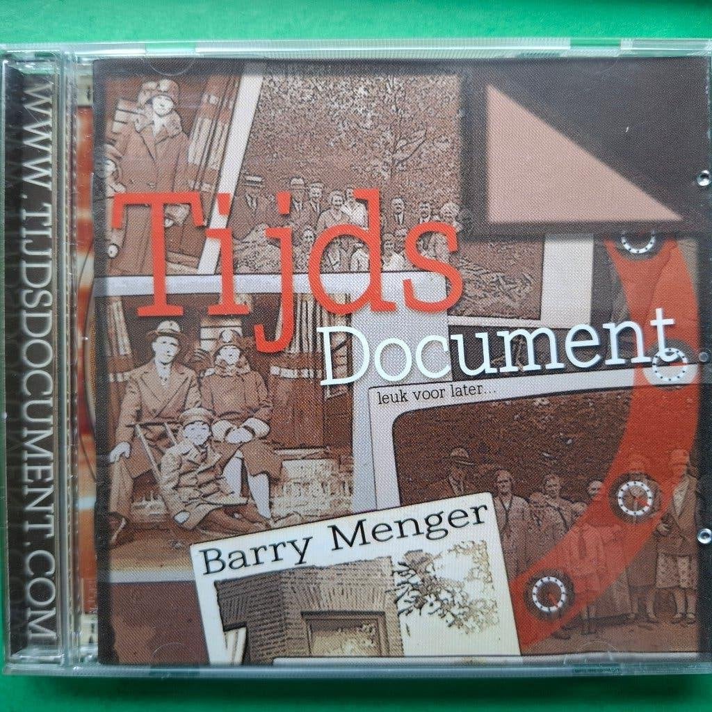 BARRY MENGER - TIJDSDOCUMENT, Ophalen of Verzenden, Zo goed als nieuw, Pop