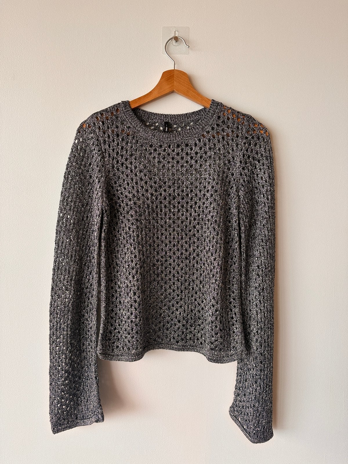 Metallic top Only, Kleding | Dames, Tops, Maat 38/40 (M), Ophalen of Verzenden, Zo goed als nieuw, Lange mouw