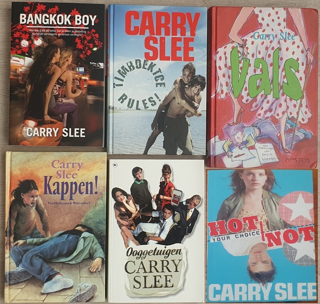 Carry Slee boeken: Bangkok Boy + Kappen + Timboektoe Rules, Ophalen of Verzenden, Zo goed als nieuw