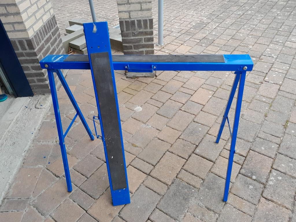 2 inklapbare schragen, Ophalen, Zo goed als nieuw, Minder dan 2 meter