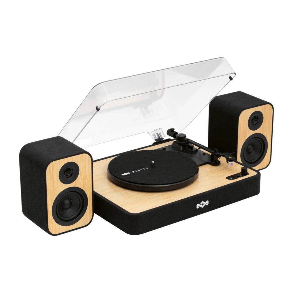 House of Marley Revolution Bluetooth Platenspeler + Speakers, House of Marley, Zo goed als nieuw, Customersupport@thehouseofmarley.com
