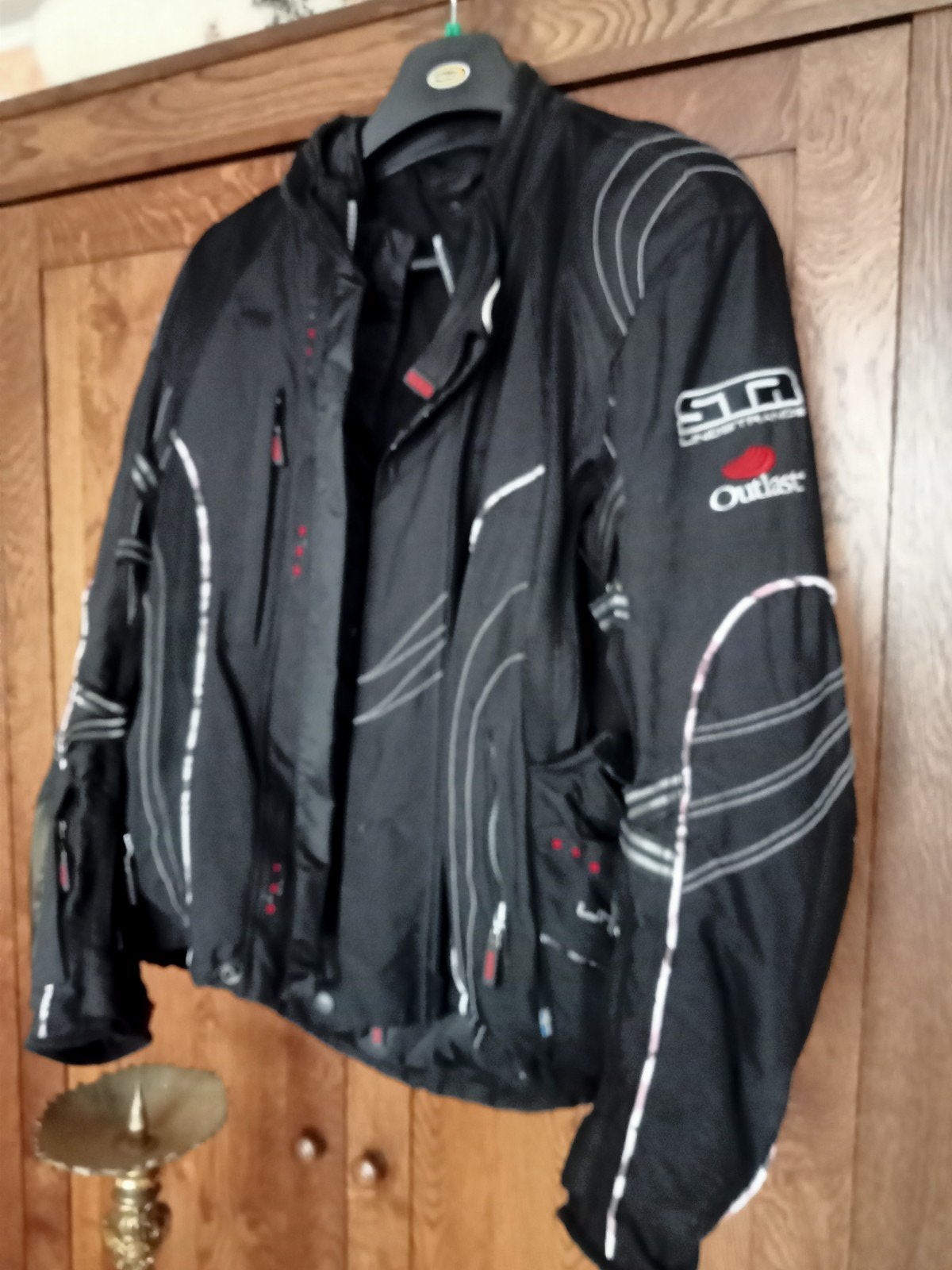 STR Lindstrands Outlast motorjas maat L, Ophalen, Jas | textiel, Heren, STR Lindstrands