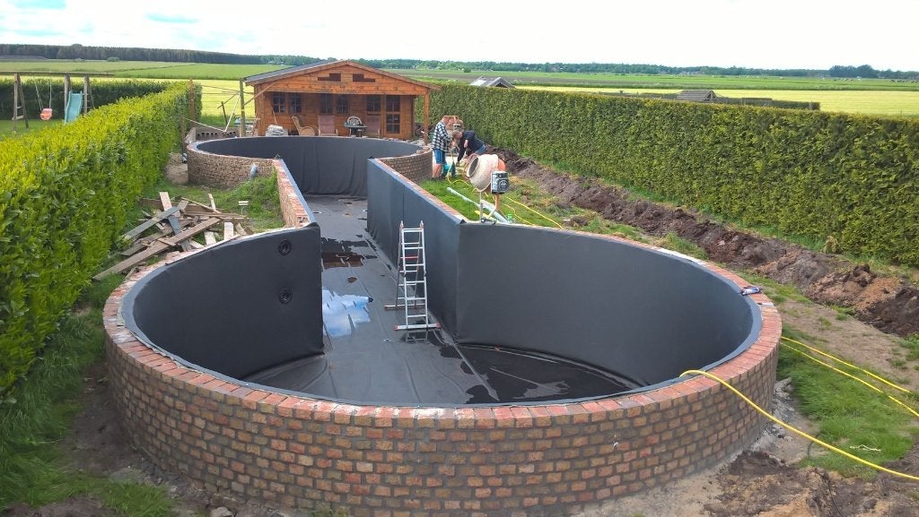 Vijverfolie op maat gelast of prefab in 3D, Ophalen of Verzenden, Nieuw