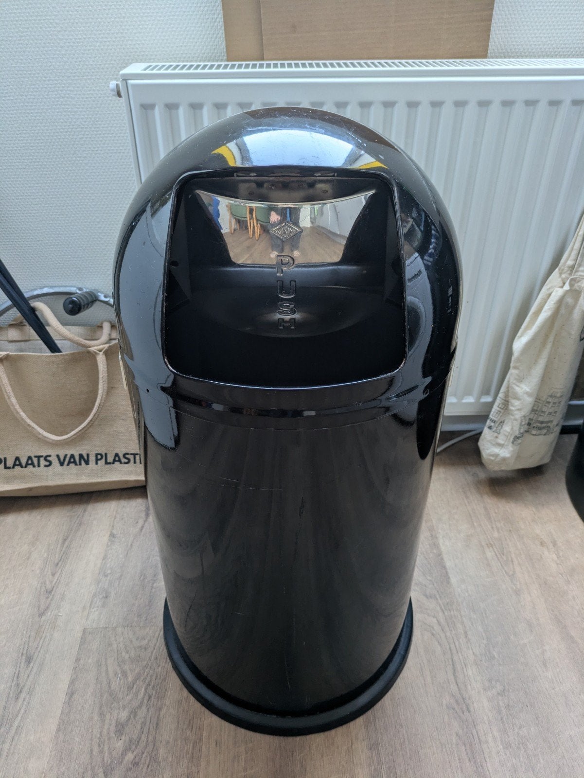 Zwarte Wesco Pushboy, Ophalen, 50 – 75, Gebruikt, 40 liter of meer