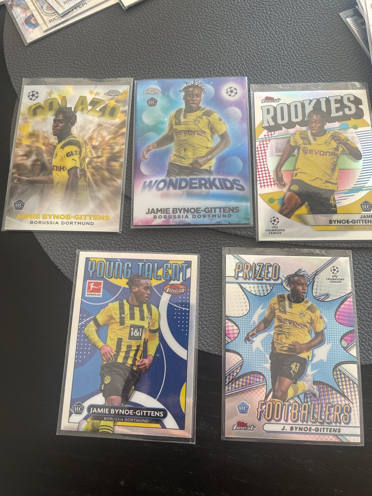 Jamie Bynoe-Gittens Topps- Borussia Dortmund, Ophalen of Verzenden, Zo goed als nieuw, Buitenlandse clubs, Spelerskaart