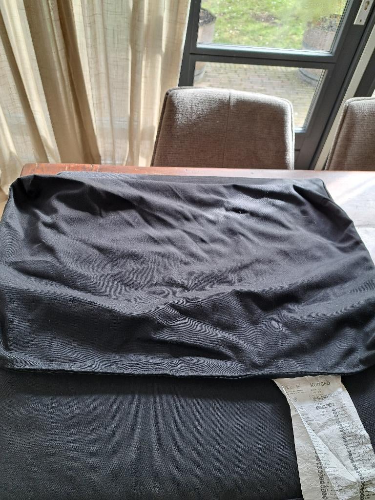6 hoezen voor tuinkussens Ikea Kungsö zwart, Tuin en Terras, Ophalen, Zo goed als nieuw