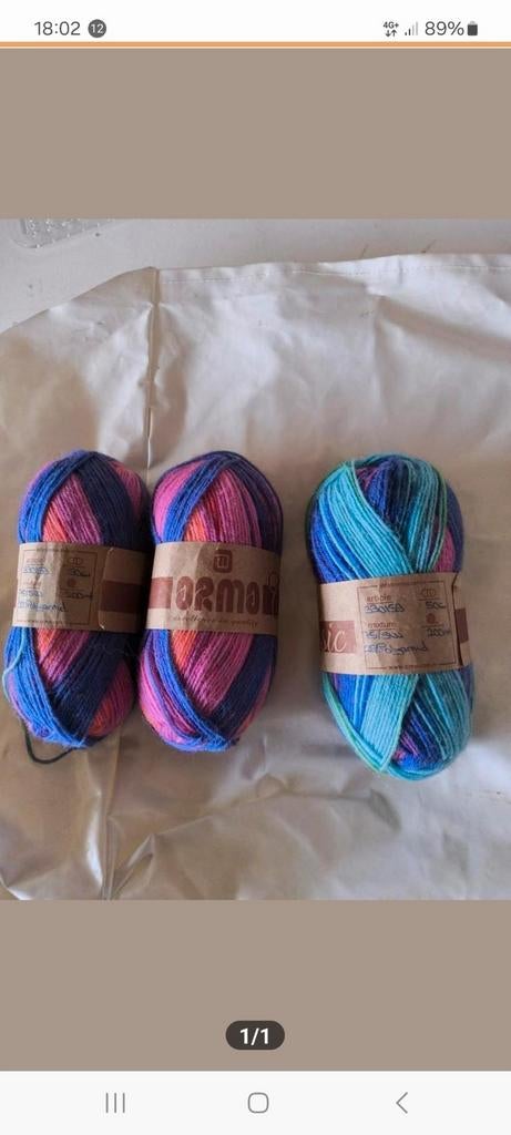 3 bollen sokkenwol, Ophalen of Verzenden, Nieuw, Haken, Patroon of Boek