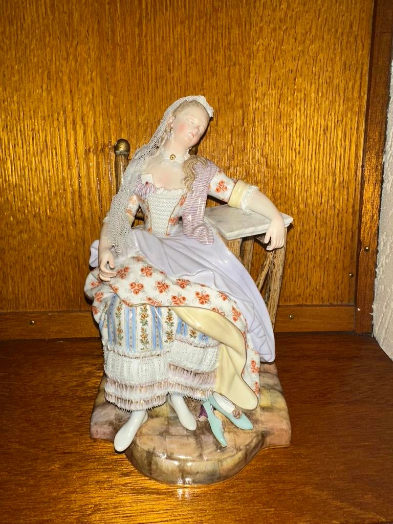 Meissen porselein beeld, Antiek en Kunst, Ophalen of Verzenden