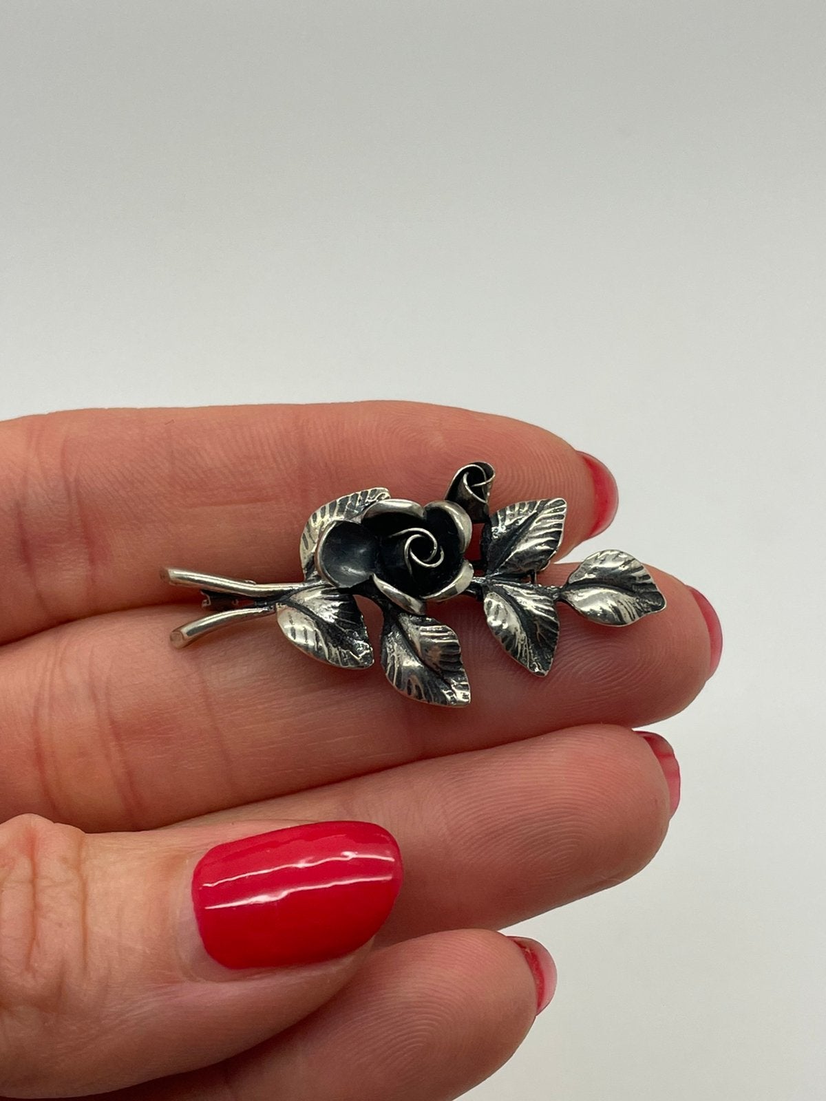 E507 Prachtige zilveren TEKA broche, Sieraden, Tassen en Uiterlijk, Ophalen of Verzenden, Zilver, Broche