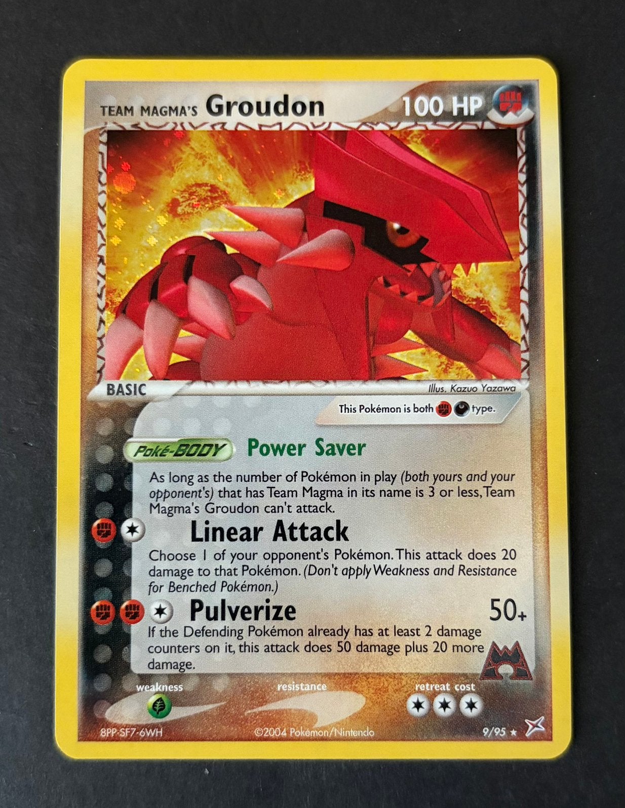 Team Magma's Groudon 9/95 Holo Rare, Ophalen, Nieuw, Losse kaart