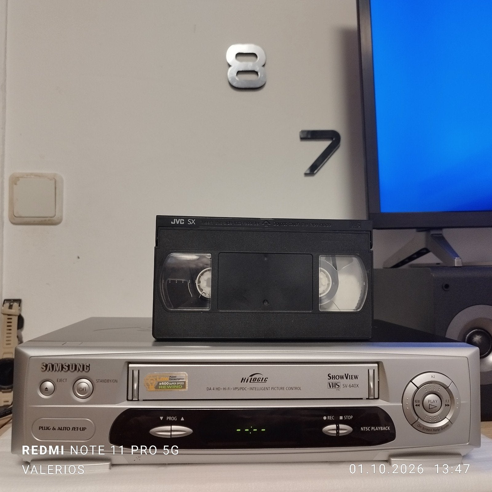 Samsung ShowView VHS SV-640X Videorecorder met HiLogic, Ophalen of Verzenden, Gebruikt, VHS-speler of -recorder