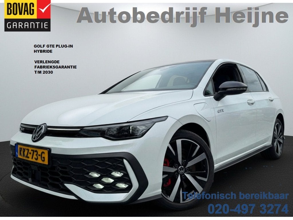 Volkswagen Golf GTE 1.5 eHybrid 272 PK HYBRID GTE-SPORT LEDE, 12 maanden, 77 km/l, Euro 6, 4 cilinders