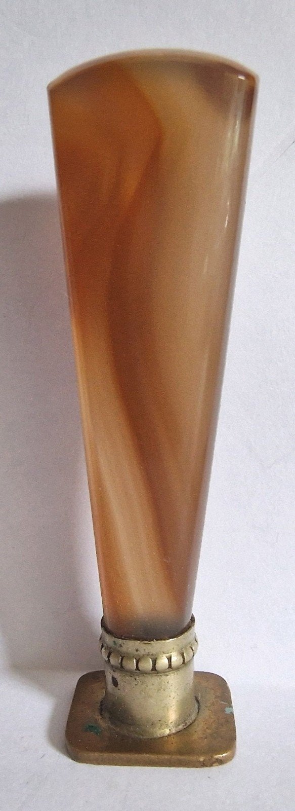 Antieke lakzegel / zegelstempel met agaat – monogram TR, Antiek en Kunst, Ophalen of Verzenden