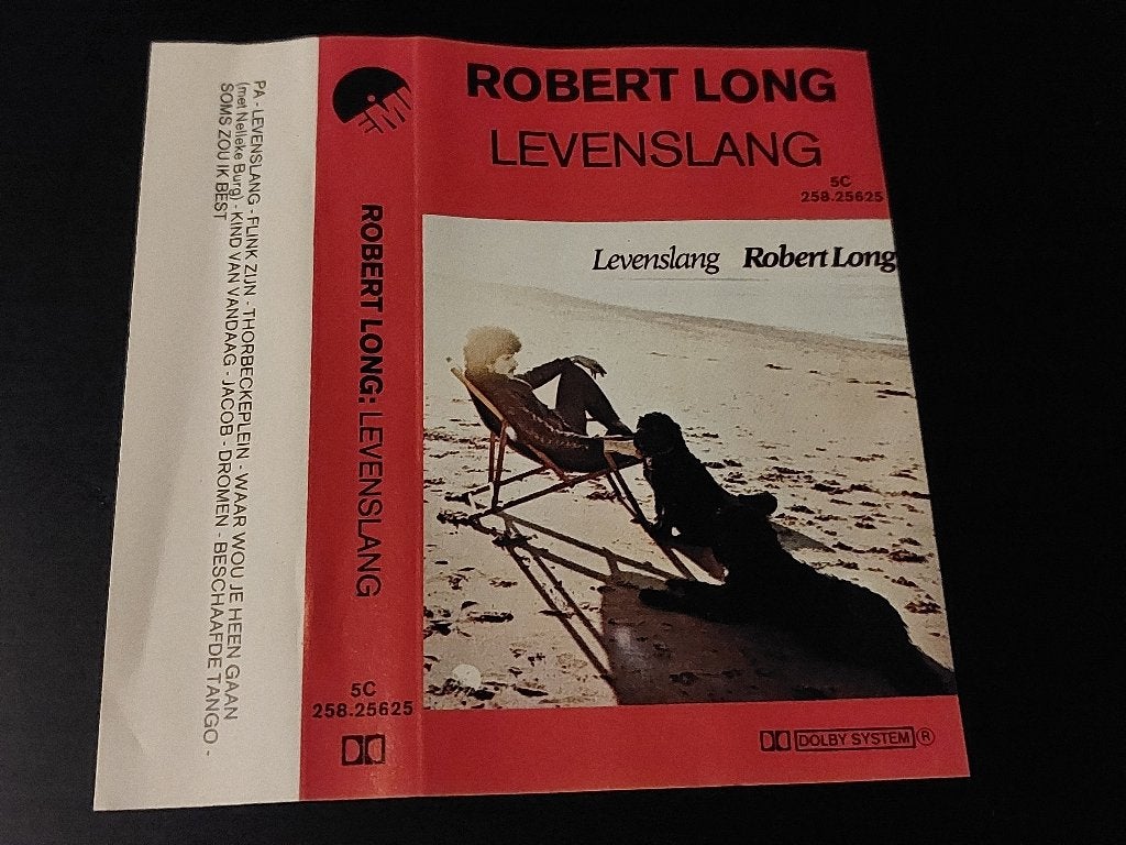 ROBERT LONG - LEVENSLANG (MC), Cd's en Dvd's, 1 bandje, Ophalen of Verzenden, Zo goed als nieuw, Origineel