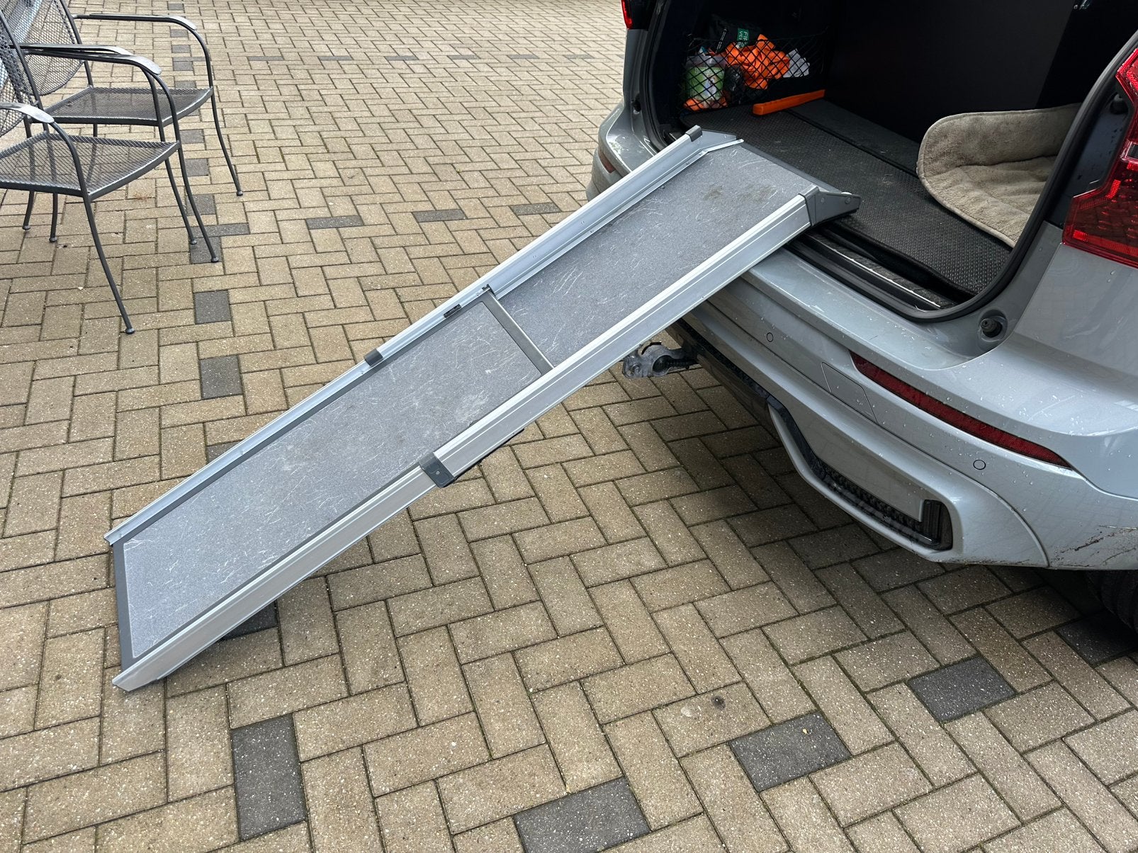 Trixie loopplank aluminium, Ophalen