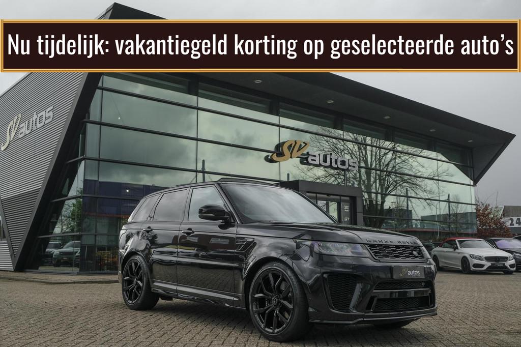 Land Rover Range Rover Sport P575 SVR 575pk Panoramadak *BTW, Automaat, Zwart, Leder, Bedrijf