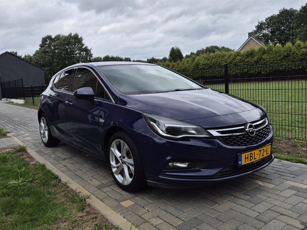 Opel Astra 1.4 Turbo 150PK 5D 2016 Blauw TREKHAAK, Voorwielaandrijving, Stof, 150 pk, Blauw