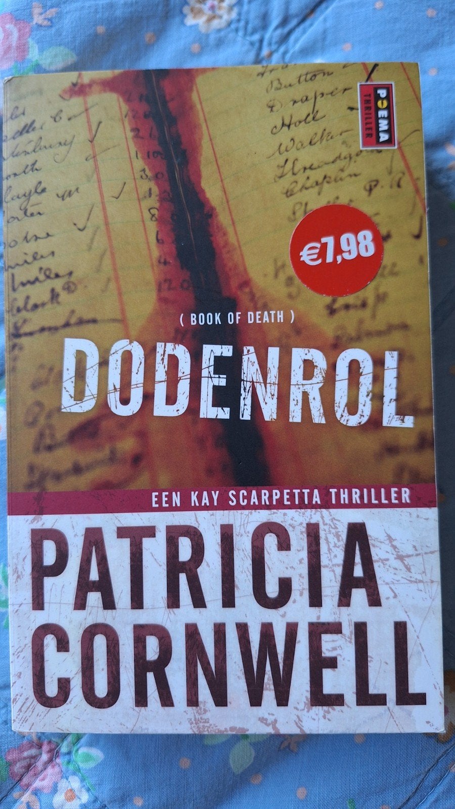 Patricia Cornwell - Dodenrol, Boeken, Thrillers, Zo goed als nieuw, Ophalen
