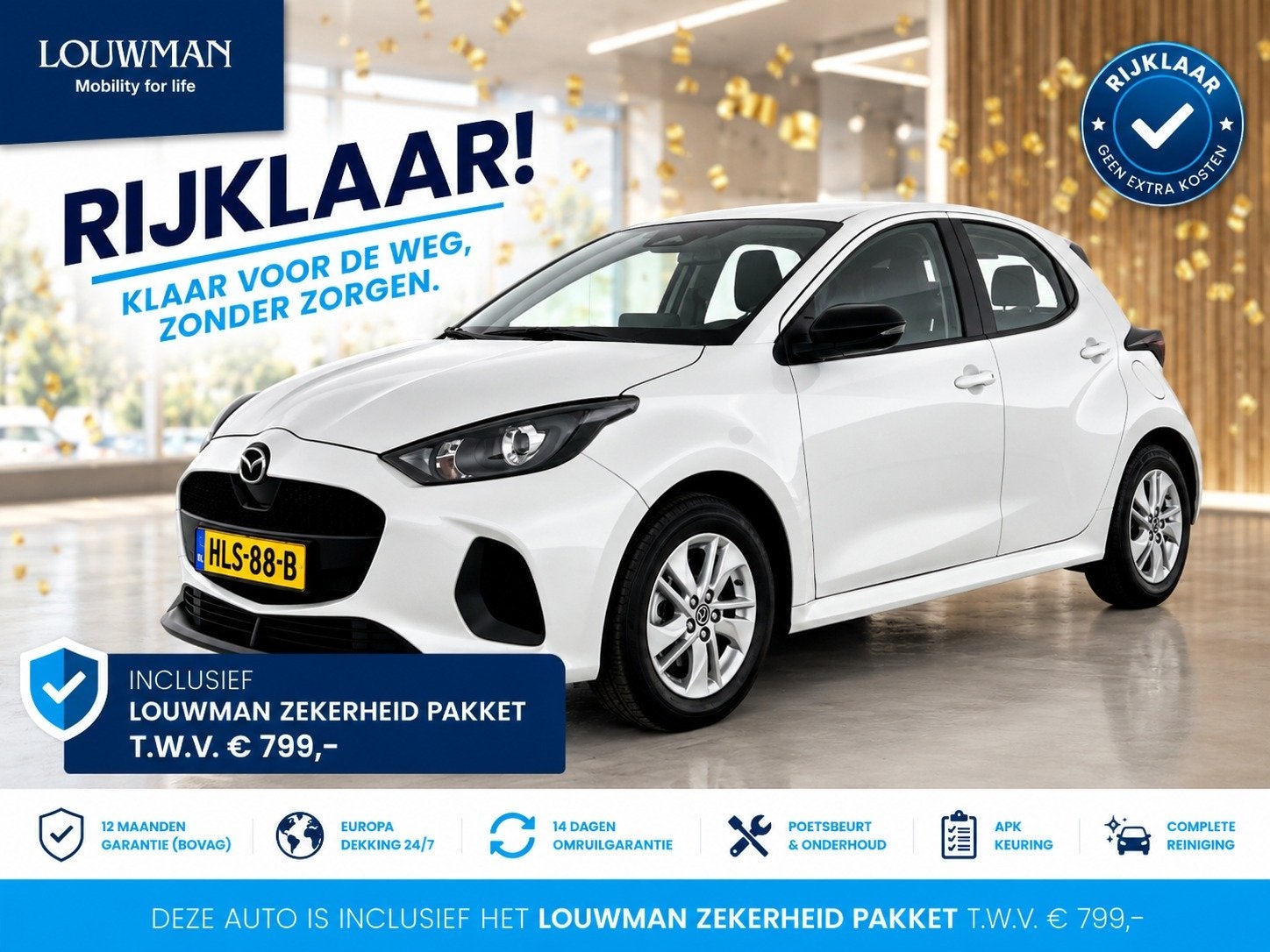 Mazda 2 Hybrid 1.5 Centre-line | RIJKLAAR INCLUSIEF AFLEVERP