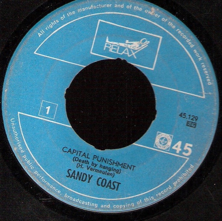 Sandy Coast - Capital Punishment - NEDERBEAT Legendarisch !!, Cd's en Dvd's, Vinyl Singles, Ophalen, Gebruikt, Pop